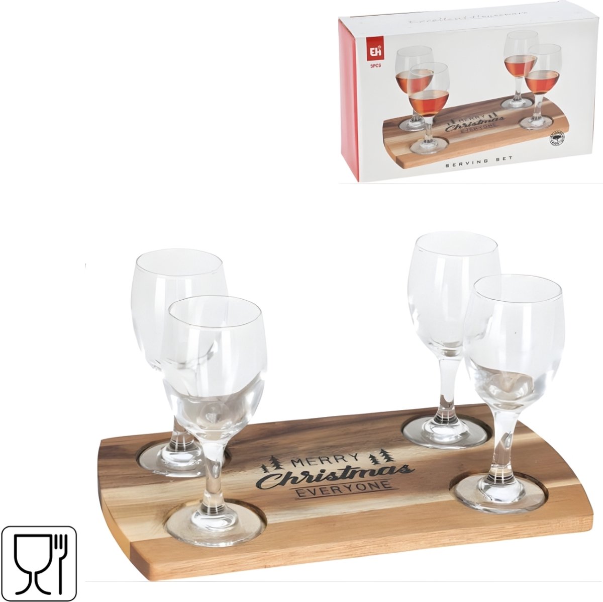 Serving Set 5Pcs Xmas Design