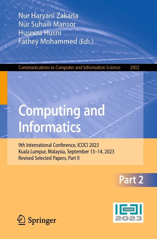 Springer Nature Proceedings Computer Science 2 - Computing a ... - cover