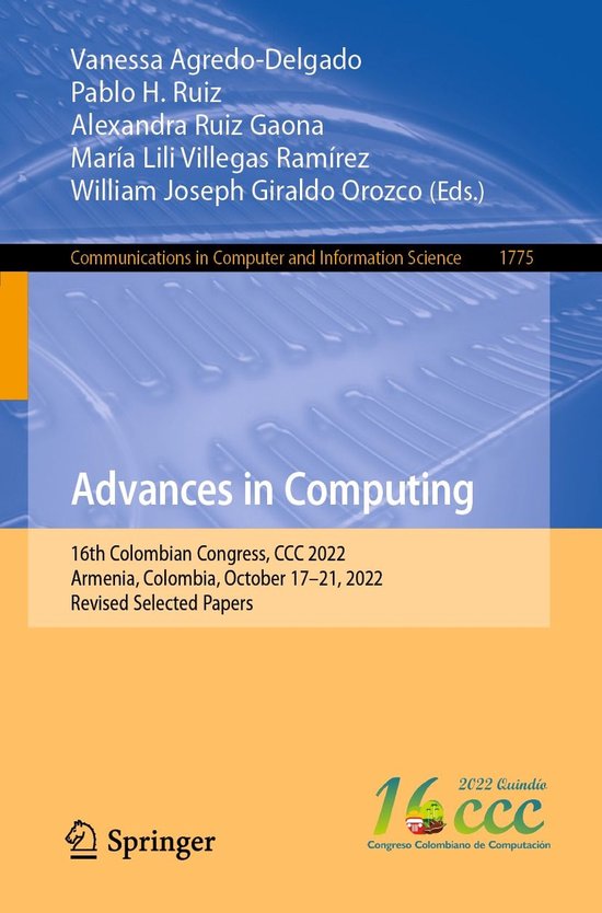 Springer Nature Proceedings Computer Science - Advances in C ... - cover