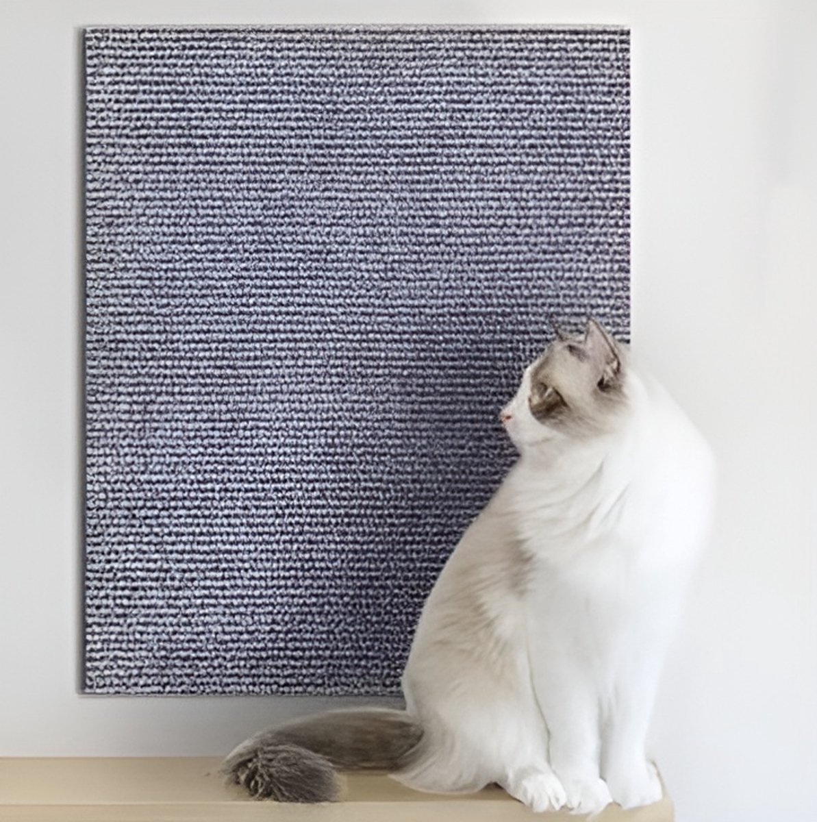 katten krabmat - Bescherming van meubels - Voor banken en stoelen - Krabbescherming 40x100cm Lichtgrijs