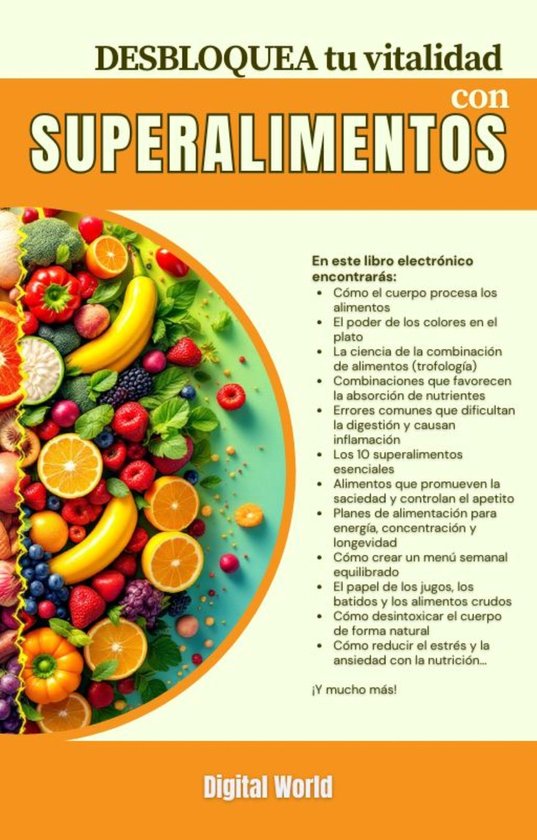 Desata tu vitalidad con superalimentos - cover