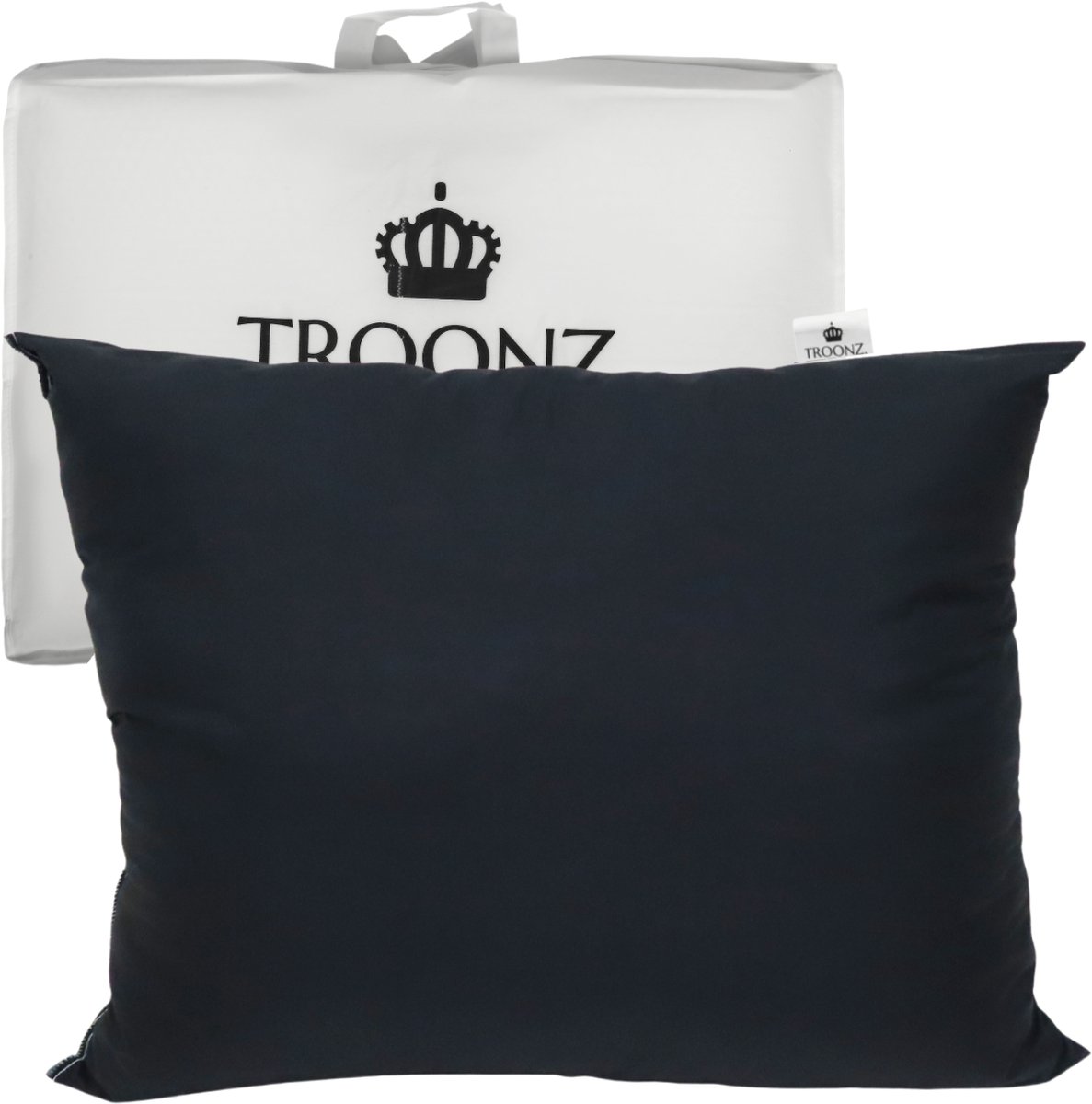 Troonz Hoofdkussen Zonder Sloop Sleepscape - Antraciet - Wasbaar Hoofdkussen - Zonder Hoes - Geen Sloop Nodig