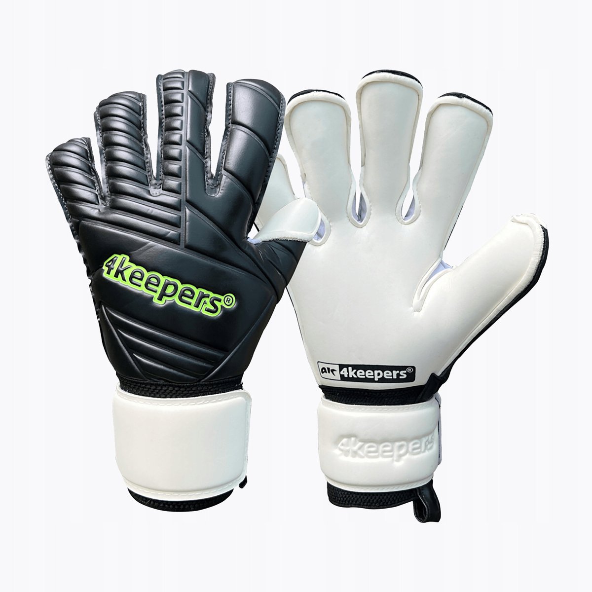 4Keepers Retro 42 Zwart RF2G Jr Kinder Keepershandschoenen Maat 6