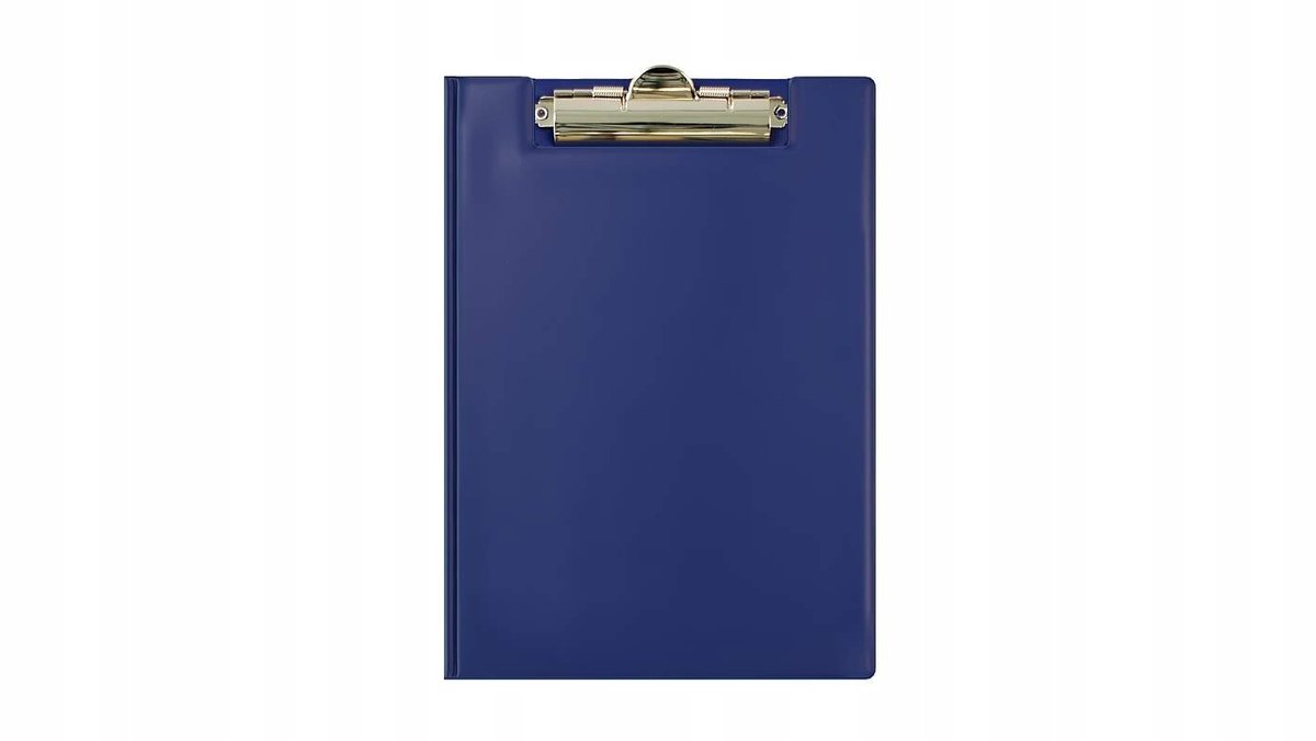 TRES Clipboard Map A5 Marineblauw met Klem
