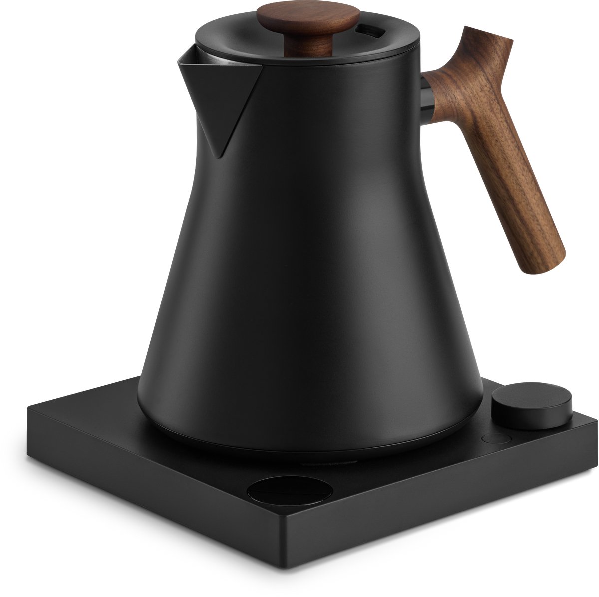 Fellow Corvo EKG Pro Elektrische waterkoker, 0.9 L – Matzwart/Hout