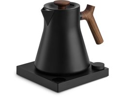 Fellow Corvo EKG Pro Elektrische waterkoker, 0.9 L – Matzwart/Hout