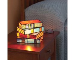 Boeklamp (3D-model van hars) Boekbureaulamp Decoratie Ornament Huis & Tuin Ontwerp Ambachten Mini tafellamp voegt sfeer toe aan decoratie