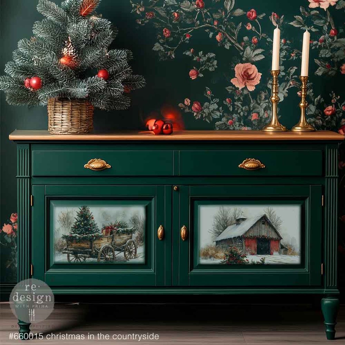Redesign - Decoupage Fiber A3 - Christmas In The Countryside