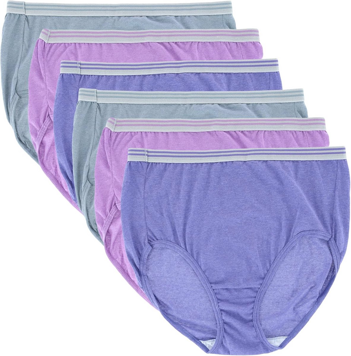 Plus Size Dames Korte Onderbroeken - 6 Stuks Geassorteerd