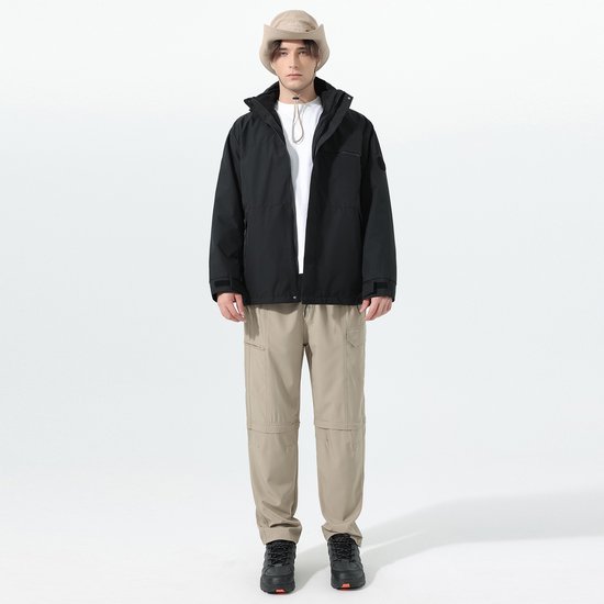 YOUTHUP Jas Heren Jacks Casual Lichte Bomberjack Winddicht Zomerjack Sport Overgangsjas, Bruin, L