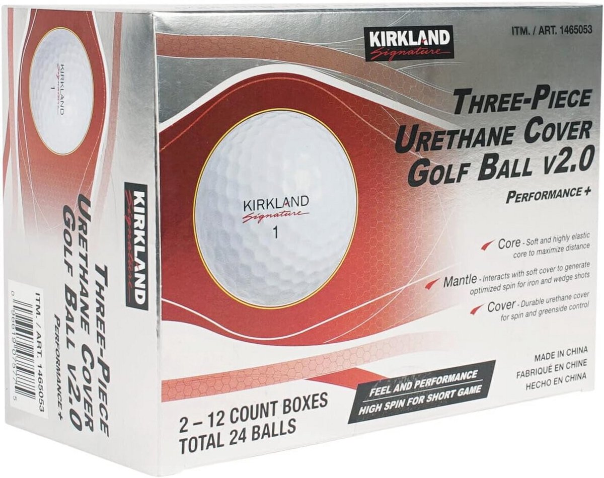 Driedelige Urethaan Golfballen - 24 Pack voor Hoge Prestaties