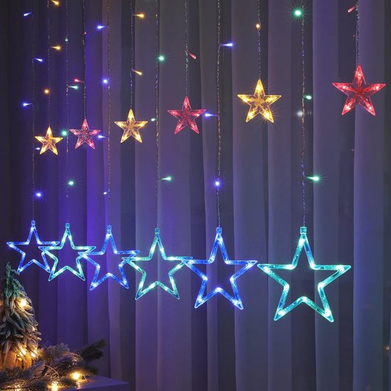 3 Stks Kerst Raamverlichting Decoraties, Batterij Aangedreven Kerst Venster Opknoping Warm Wit Verlichte Boom Bel Stervormige Led Sucker Lamp