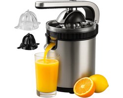 AoraKitchen Citruspers - Sinaasappelpers Elektrisch - 600ML - Citroenpers - 160W - Sapcentrifuge - 2 Perskegels