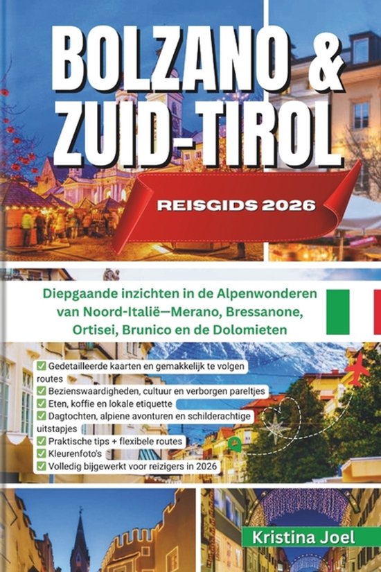Bolzano & Zuid-Tirol Reisgids 2026 - cover