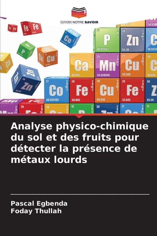 Analyse physico-chimique du sol et des fruits pour détecter ... - cover