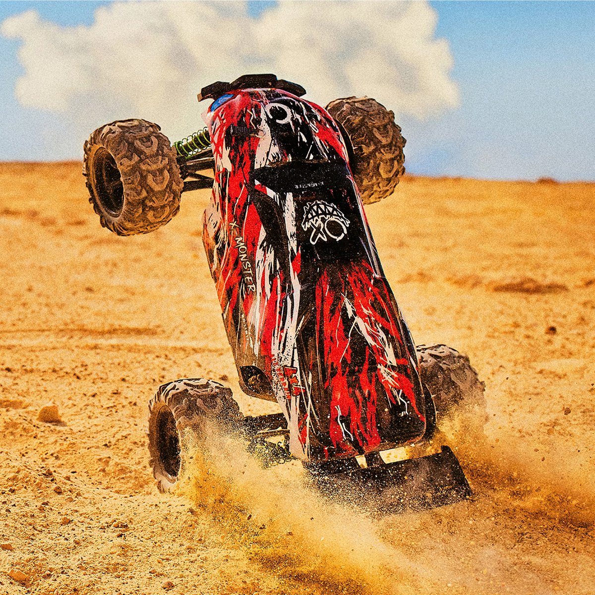 Overmax X-Monster 3.5 RC Auto – 4x4 – 1:18 Schaal – 30 km/h - Bereik 100 m – 2 Accu’s (40 min) – Extra Carrosserie – Offroad – TUV-gecertificeerd — afbeelding 13