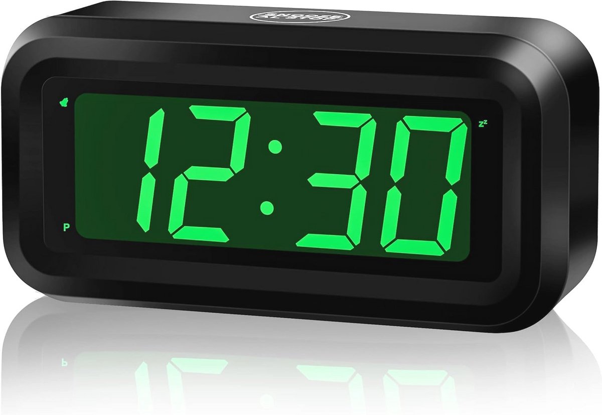 Digitale Wekker met Snooze Functie en Instelbare Helderheid