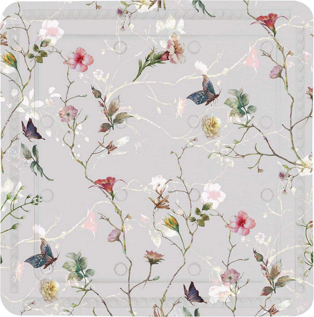 Antislip Douchemat Multicolor 55 x 55 cm PVC