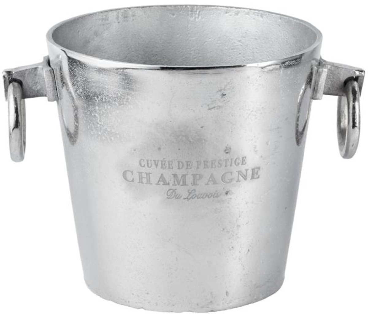 Michael Noll - Champagnekoeler - Aluminium - Zilver - Rond - Maat L - 32 cm