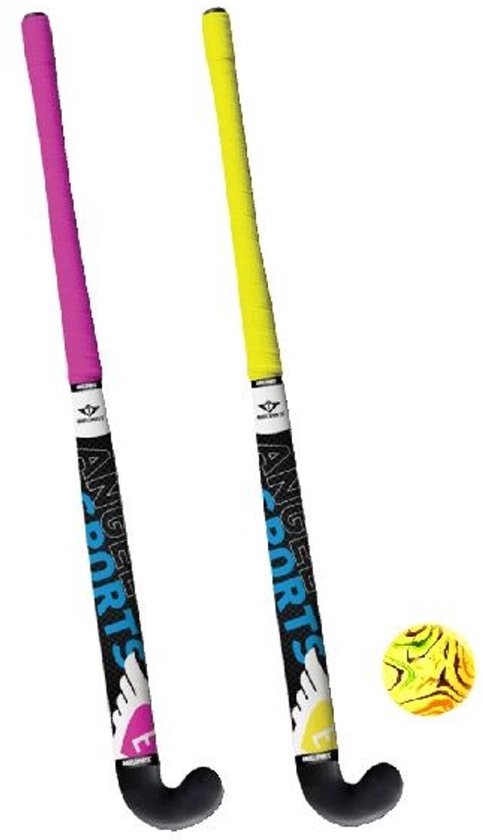Hockeyset | Kunststof Hockeyset | 12 sticks |30 Ïnch en 28 Inch | 6