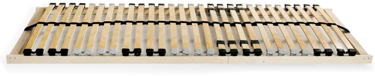 Eenpersoonsbed | Tienerbed | Volwassenenbed Lattenbodem met 28 latten 7 zones 90x200 cm