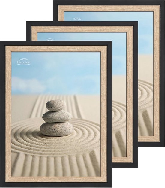 Moebe lijst A3 alu | Strakke zwarte lijst voor moderne kunst | Poster Store Nederland