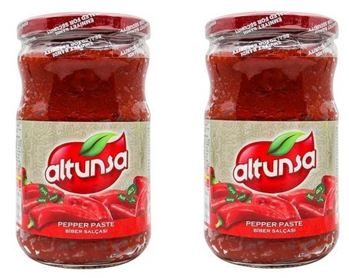 Altunsa Paprika Puree Zoet (Tatli) 2 x 650 Gram