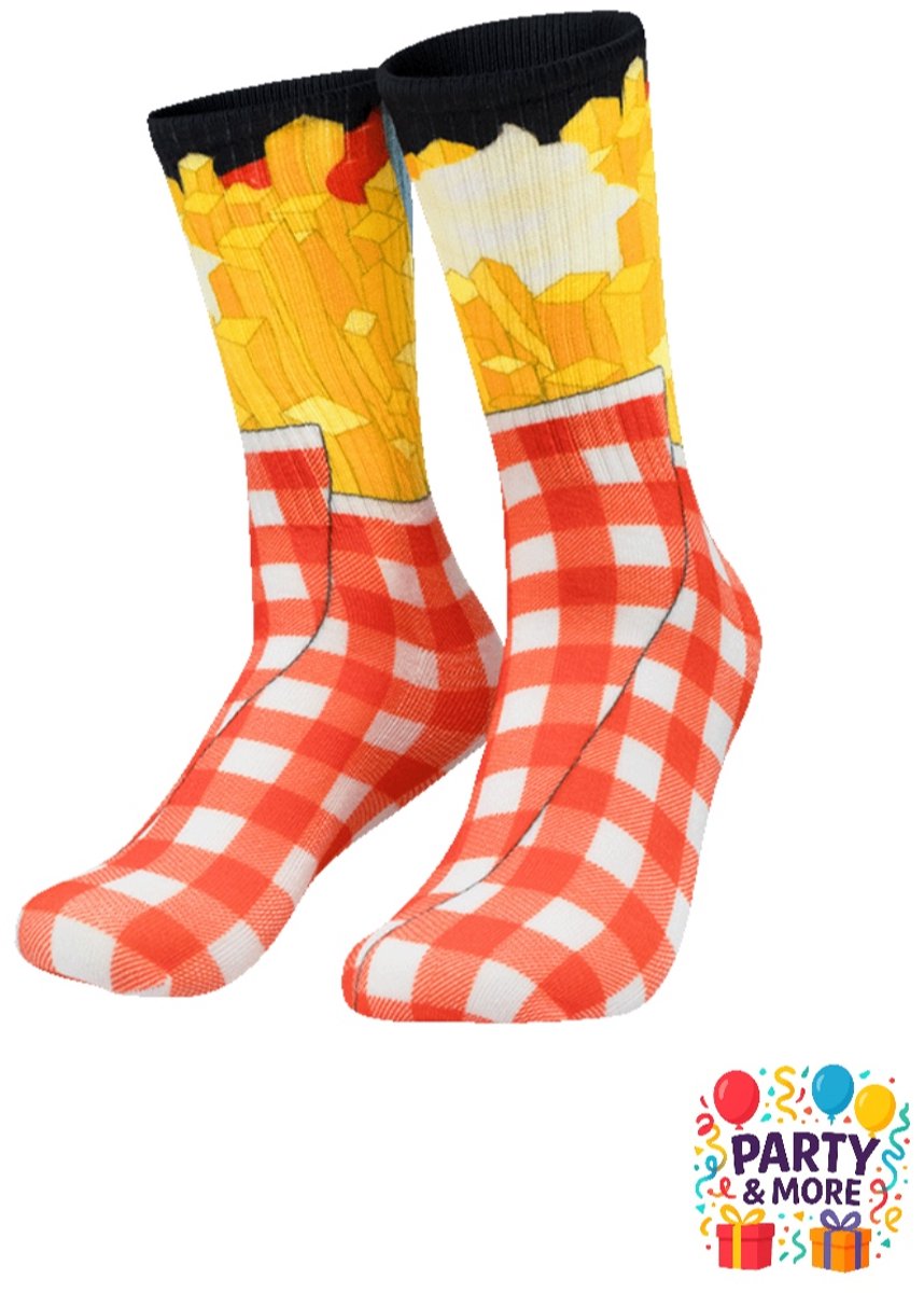 Silly socks – French fries - patat - friet - happy socks – funny socks – sokken – grappig
