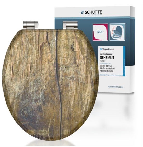 SCHÜTTE WC-Bril 80124 SOLID WOOD