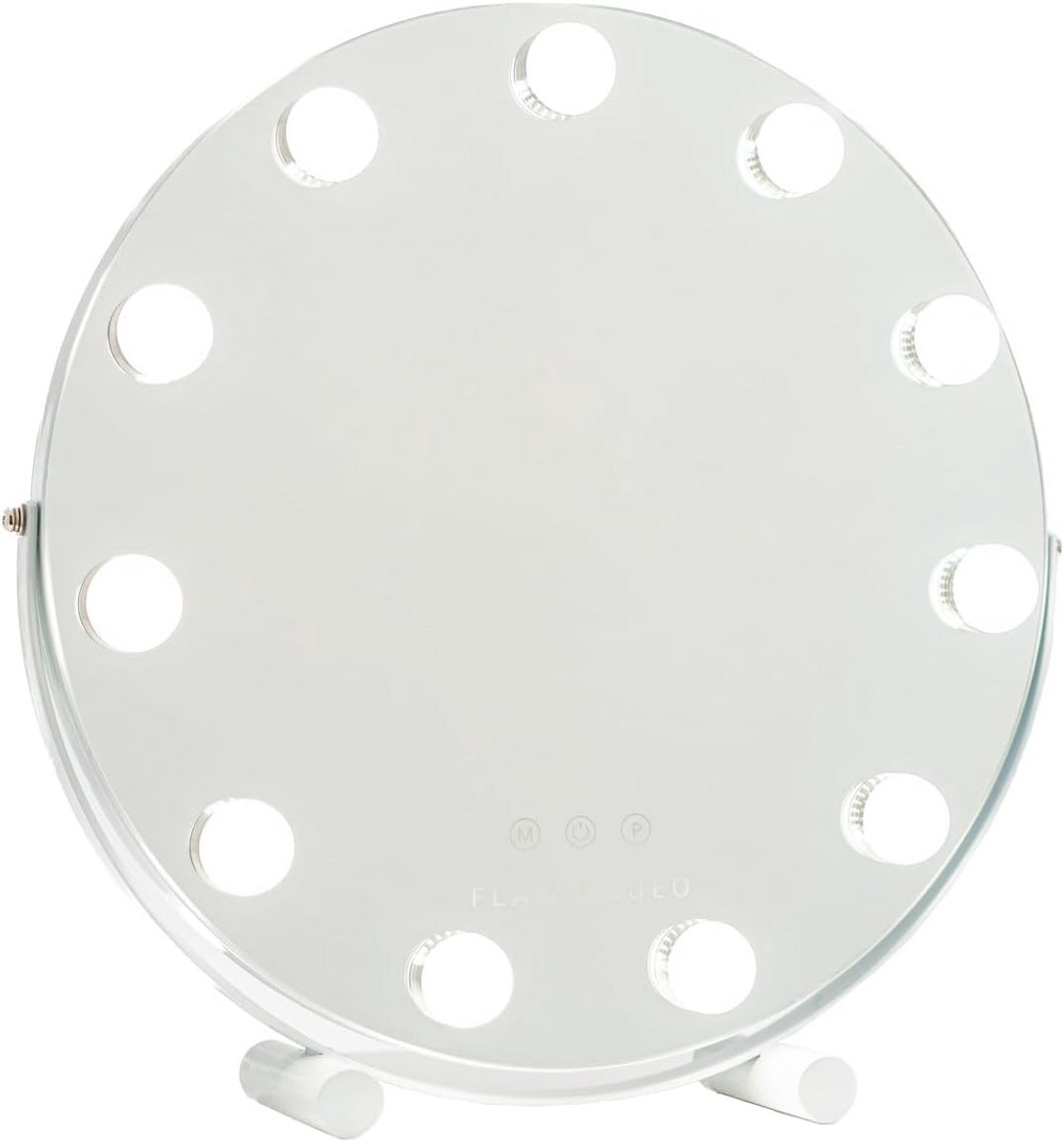 Make-up Spiegel met Verlichting - 11 LED - 3 Lichtmodi - Verstelbare Intensiteit - Touch Control - Verstelbare Positie - 42.5x10x42cm