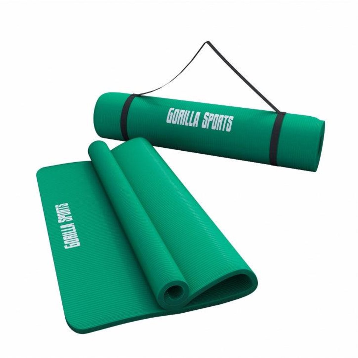 Gorilla Sports Groen - Yogamat Deluxe 190 x 60 x 1,5 cm