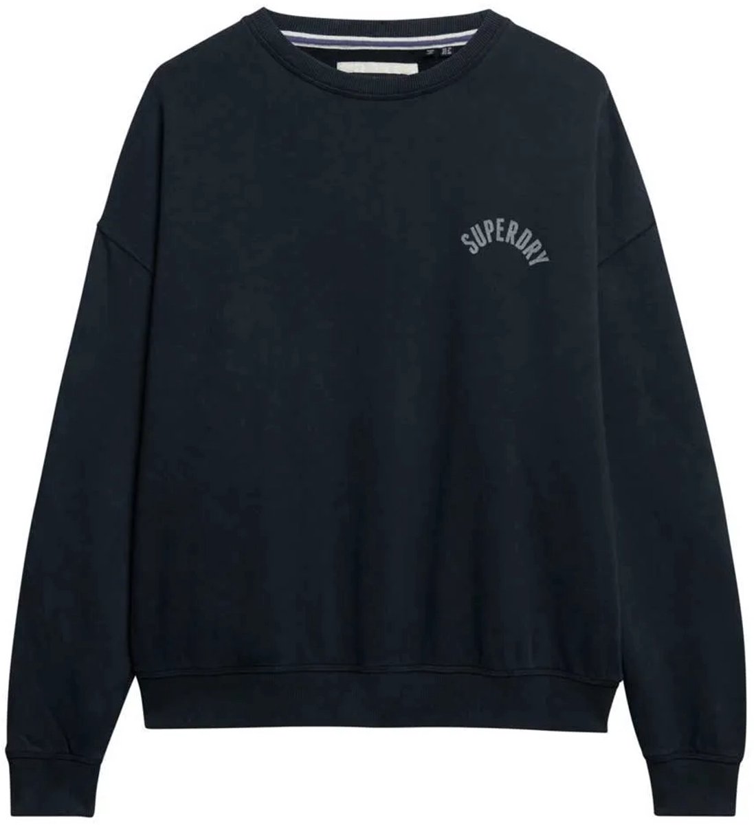 Superdry Athletic Essentials sweatshirt met ronde hals en print Dames Truien Marineblauw