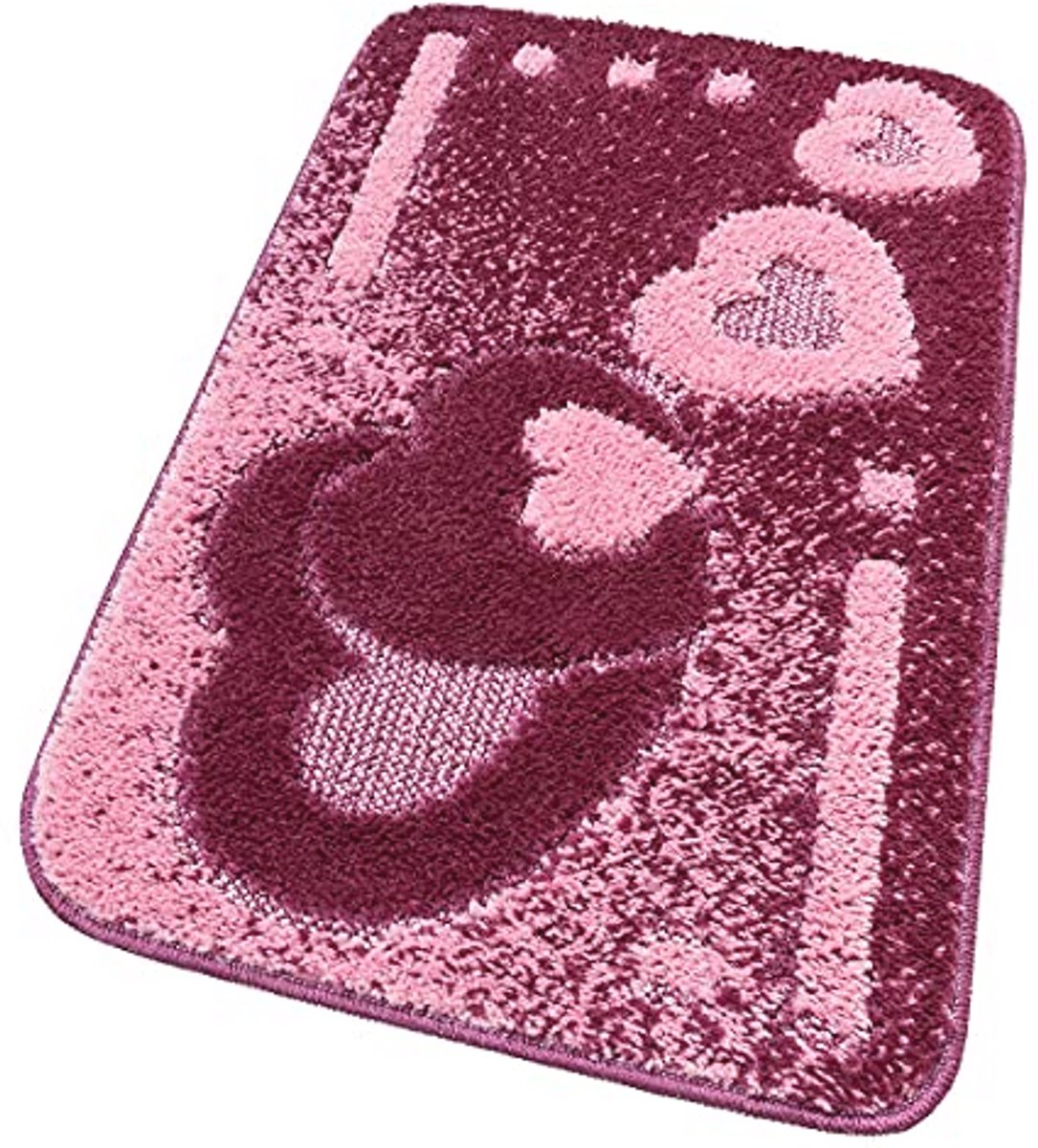 Badmat set antislip 3-delig, zacht en absorberend, modern ontwerp