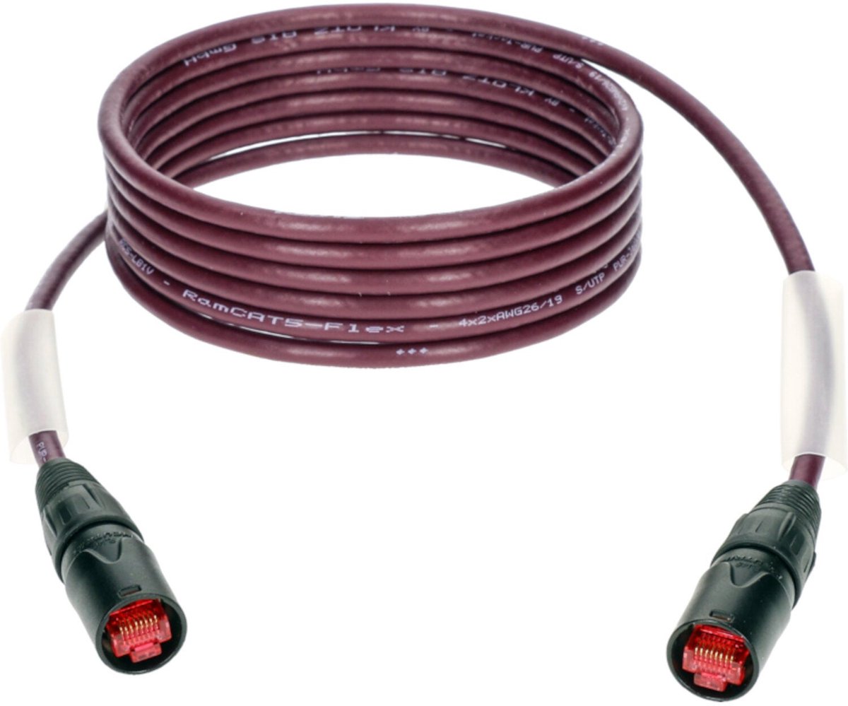 Klotz RC5EE100V Professionele CAT5e netwerk-/datakabel 10 meter