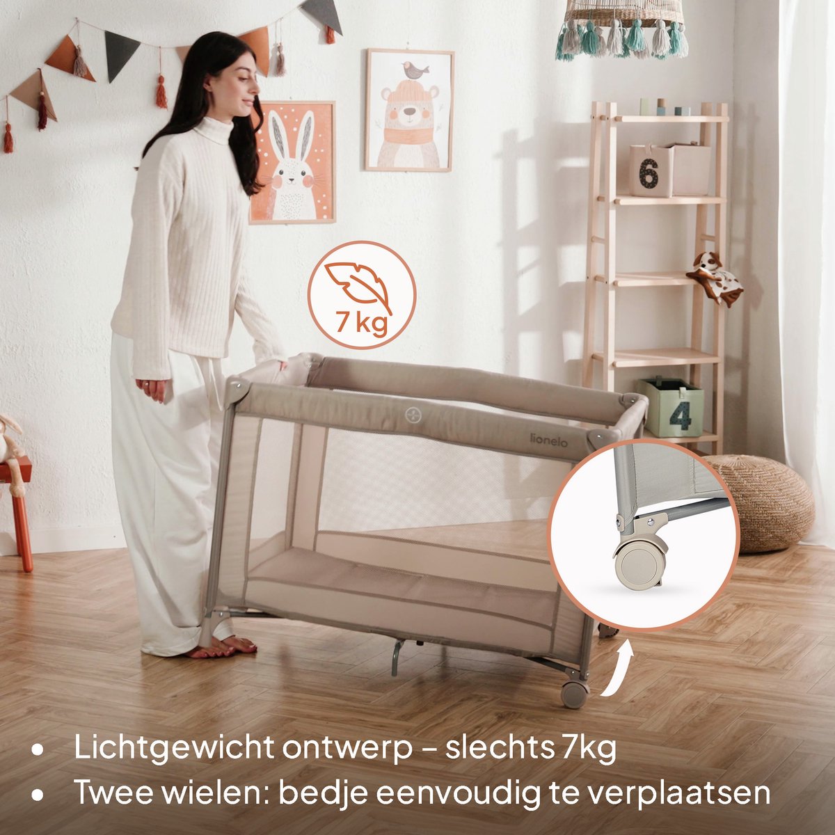 Lionelo Amelie 3-in-1 Campingbedje