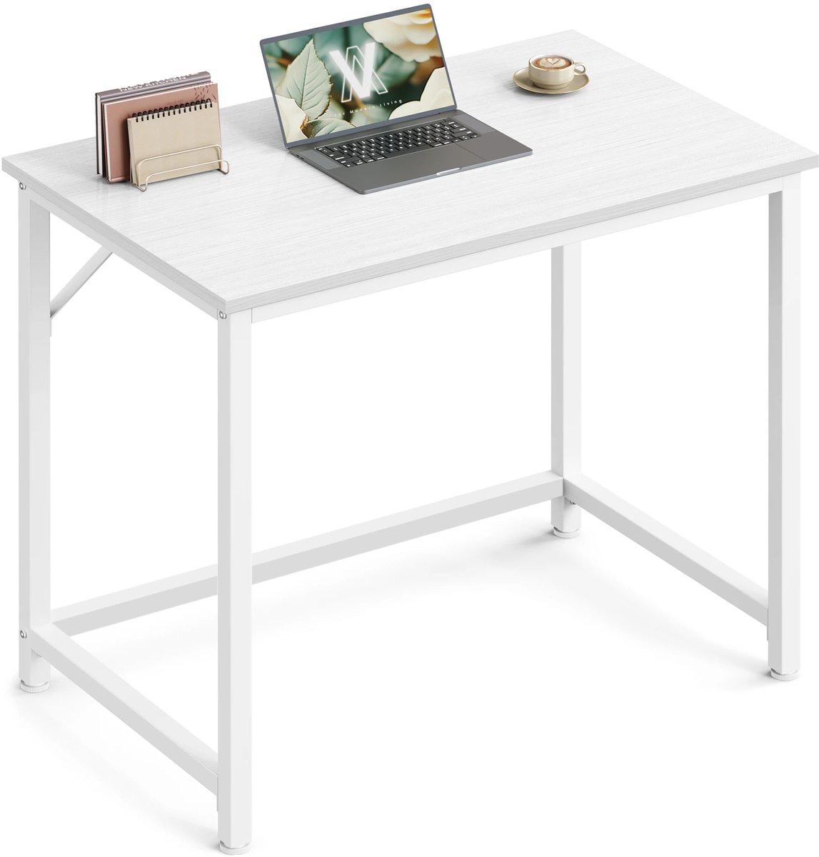 Lunekiss compact bureau met stevig metalen frame – ideaal voor werk en studie