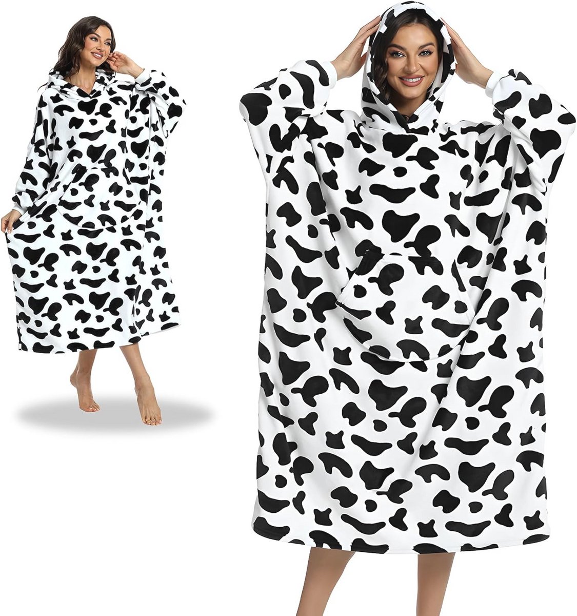 Hoodie Deken voor Dames - Comfortabele en Zachte Sweatshirt Deken met Capuchon