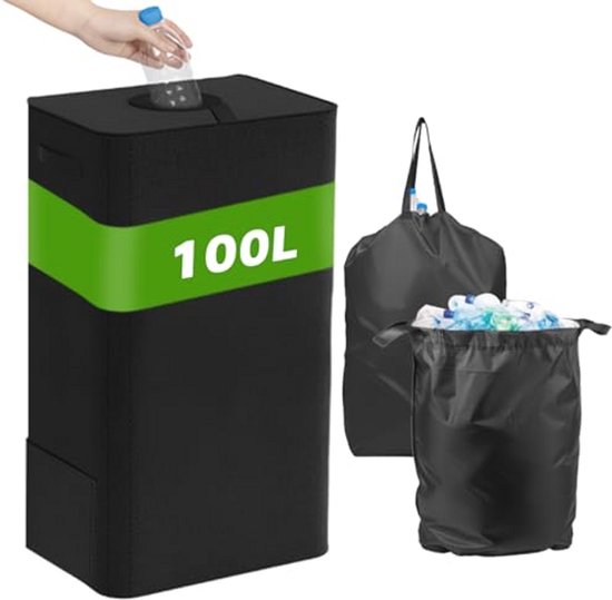 SOUTHGATE Boodflessen verzamelcontainer 2 vakken, 140L SOUTHGATE Boodflessen verzamelcontainer 2 vakken, 140L