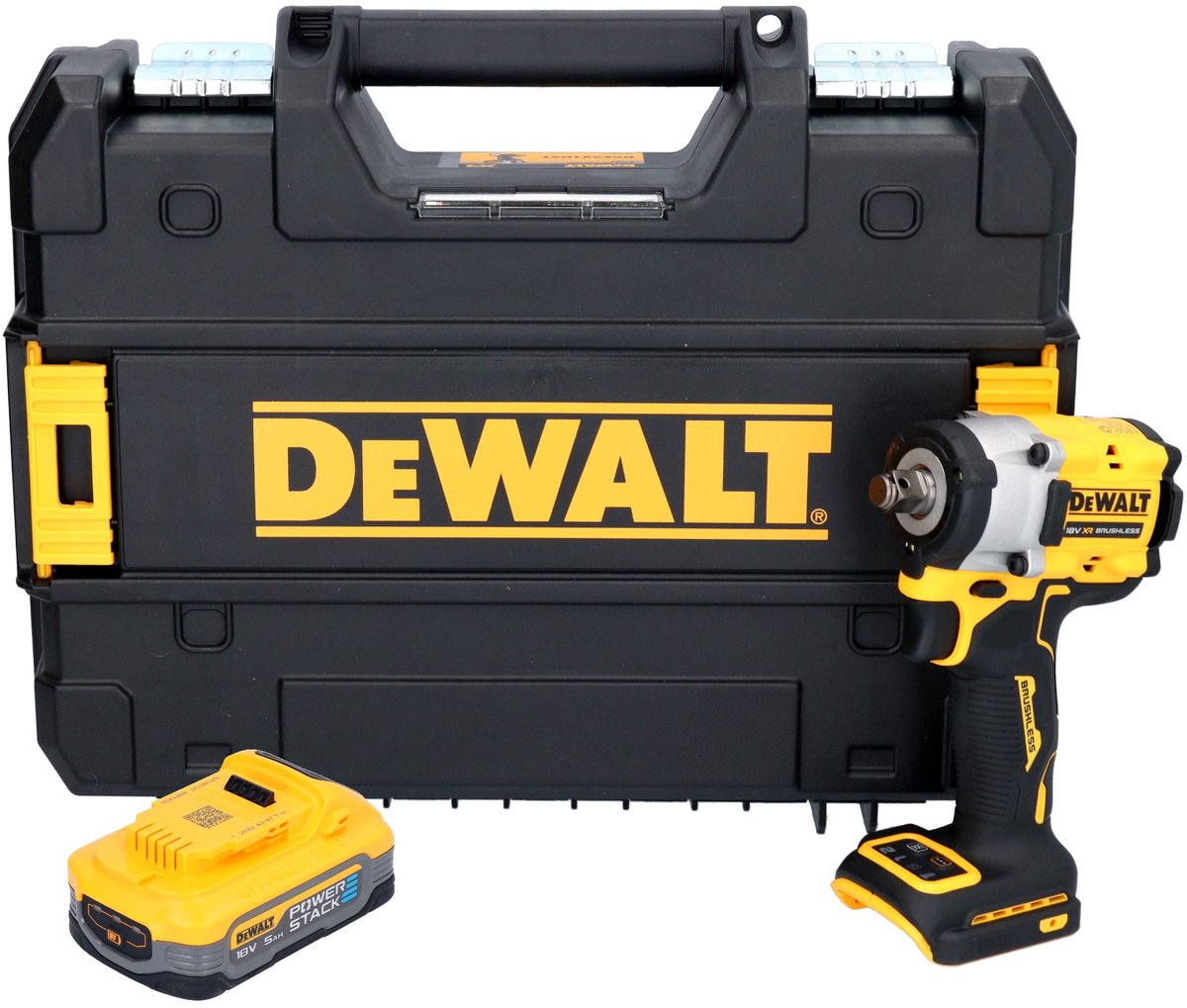 DeWalt DCF 921 NT accu-slagmoersleutel 18 V 400 Nm 1/2" borstelloos + TSTAK - zonder accu, zonder oplader