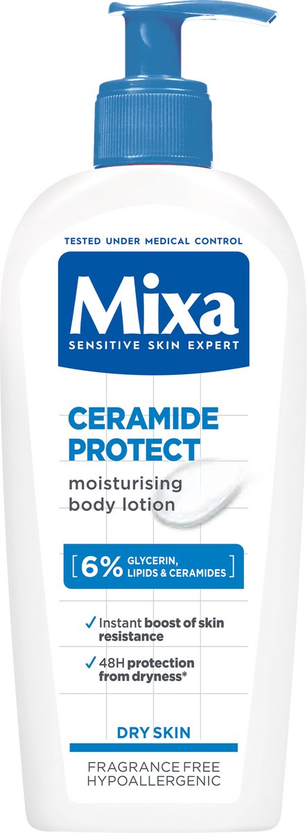 Mixa Ceramide Protect Hydraterende Bodylotion - Zeer Droge Huid - Lichaam en Handen - 250 ml