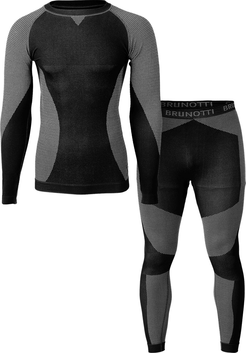Brunotti Champoluc Men Thermo Set S Zwart