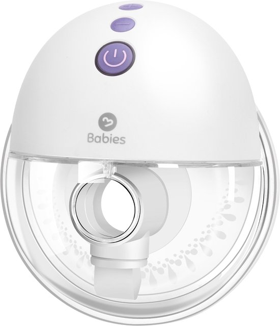 3Babies® Elektrische Borstkolf – Handsfree Borstkolf Slim – Draadloos en Draagbaar – Enkele Borstkolf – BPA-vrij – Stil en compact – Met App