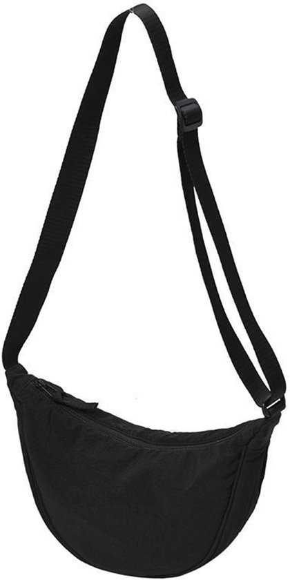 PULUZ - Halve maan crossbodytas voor dames - Crossbodytas - Kleine crossbodytas voor dames - Verstelbare schouderband - Halve maan tas - Effen gekleurde reistas voor dames
