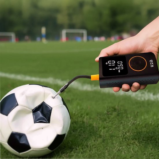 R2B Compressor Bandenpomp - Luchtcompressor - Geschikt voor Auto, Fiets, Ballen, Luchtbedden - Elektrische Fietspomp - Elektrische Bandenpomp - Pomp — afbeelding 4