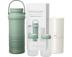 Momcozy – Draagbare Moedermelk Koeler – 2 Flessen – Koelelement – Lekvrij