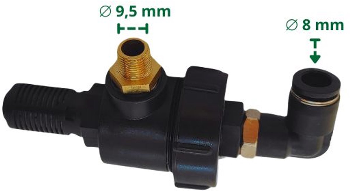 Snelsproeier (Type B) 8 mm / 9,7 mm
