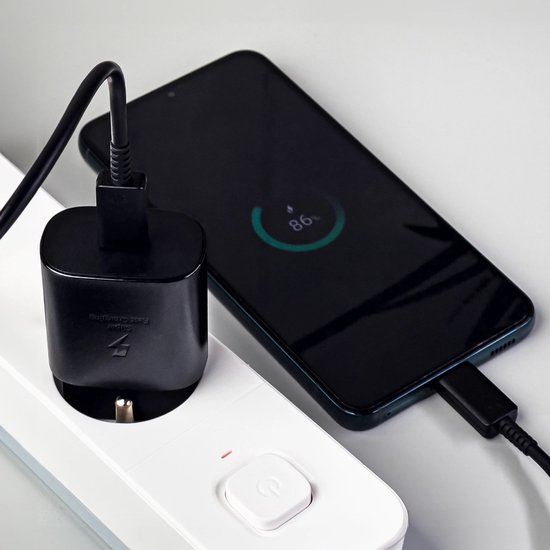 Samsung Universele USB-C adapter/oplader - Snellader (25W) - Zwart