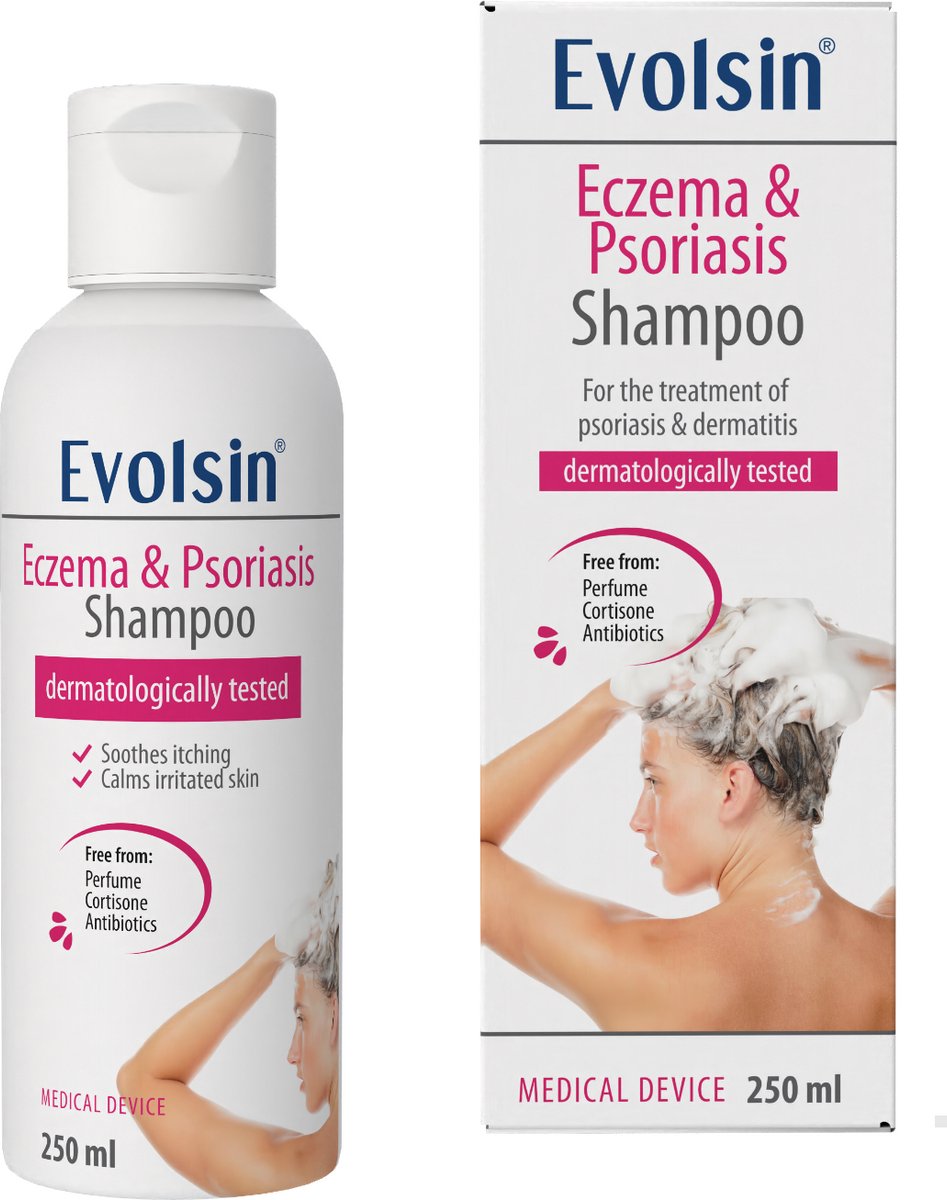 Evolsin® Eczeem & Psoriasis Shampoo – Sulfaatvrij - 250 ml