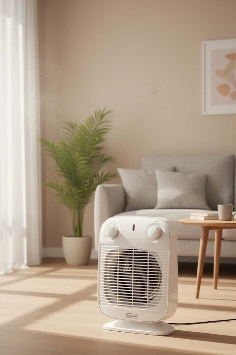 ThermoEdge 2000W Ventilatorkachel met IP21 - Wit - IP21 Bescherming, Vorstbeveiliging & 2 - Medahomestore