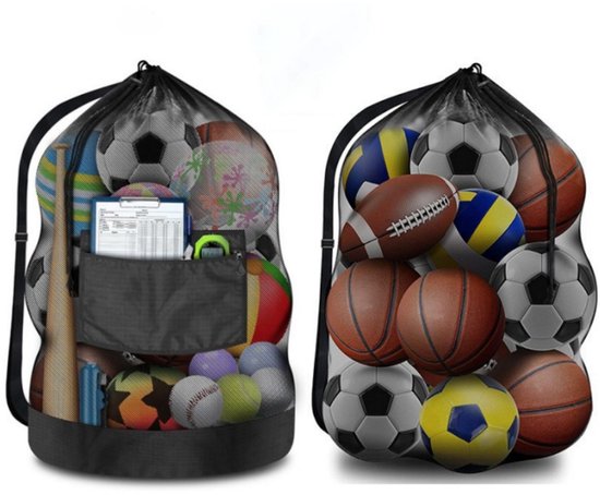 2 Stuks Extra grote voetbaltas